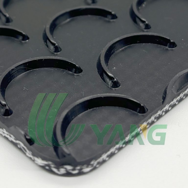 Crescent-pattern PVK Solid Woven Belt