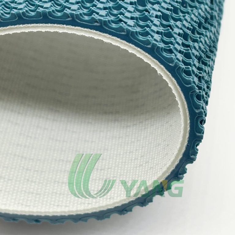wavy rough top pvc conveyor belt