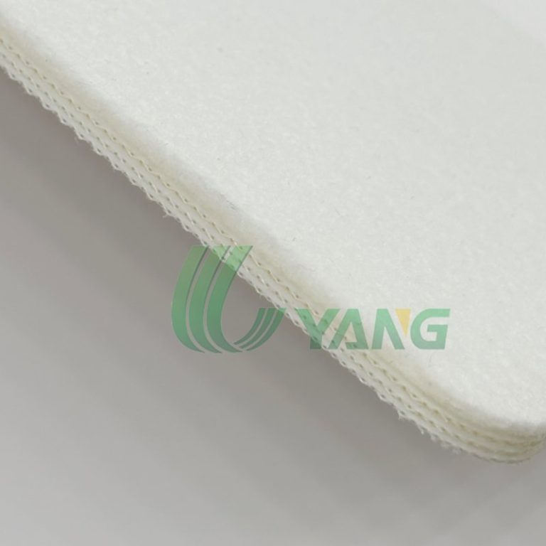 white felt belt
