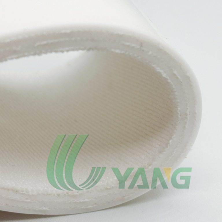 White silicone belt