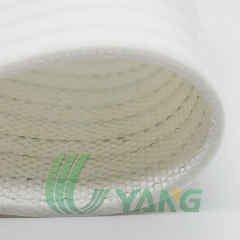 White silicone belt